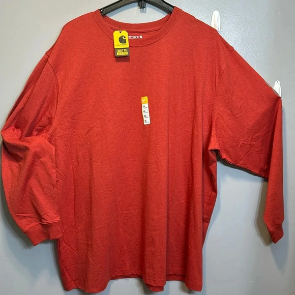 NWT Carhartt Men’s Long Sleeve Loose Fit Heavyweight Graphic T-Shirt SIZE 3XL - Picture 1 of 6